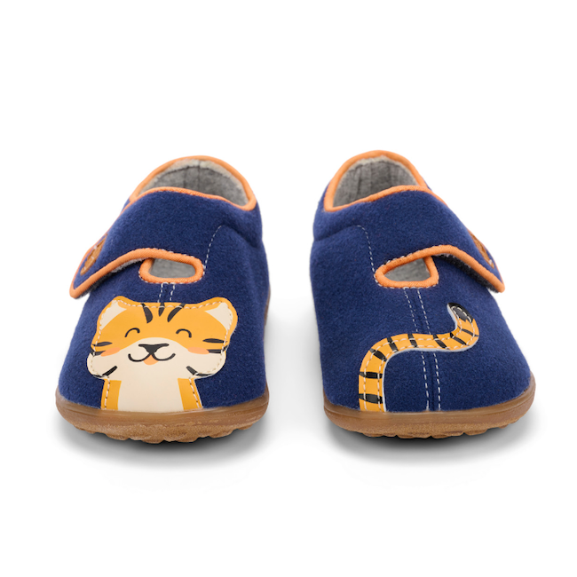 Cruz II Dark Blue Tiger Slipper