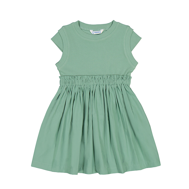 Ribbed Combined Dress