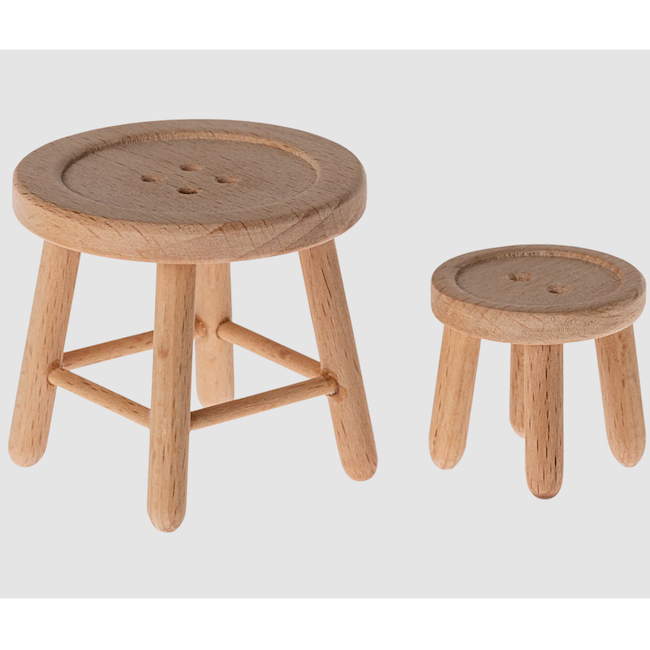 Table and stool set, Mouse