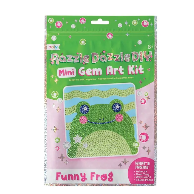 Razzle Dazzle D.I.Y. Mini Gem Art Kit - Funny frog