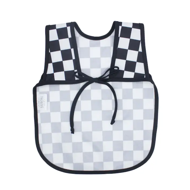 Black Checkerboard Bapron