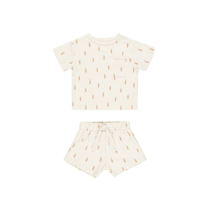Boxy Pocket Tee & Short Set