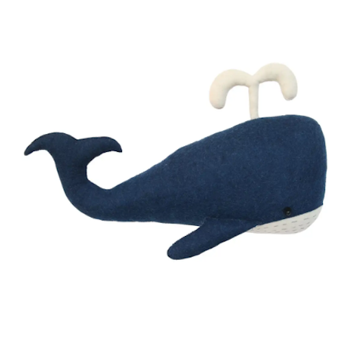 Large Whale Wall Mount