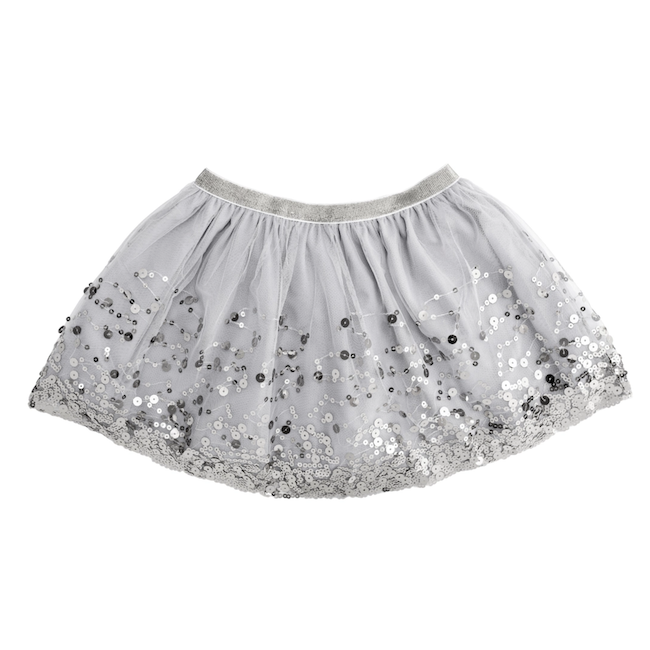 Sweet Wink Silver Sequin Baby Tutu