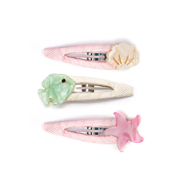 Spring Fabric Covered Snap Clip