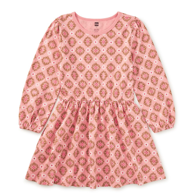 Blouson Sleeve Pocket Dress