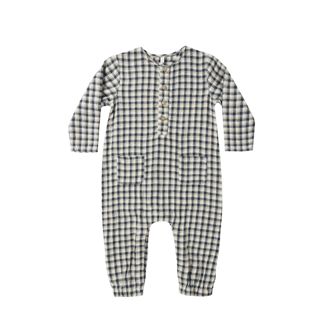Long Sleeve Woven Jumpsuit