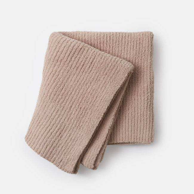 Cushy Ribbed Blanket - Fuzzy