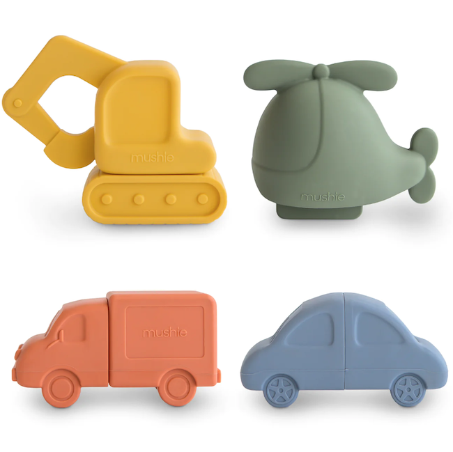 Vehicles Mold Free Bath Play Set - 4 Pack
