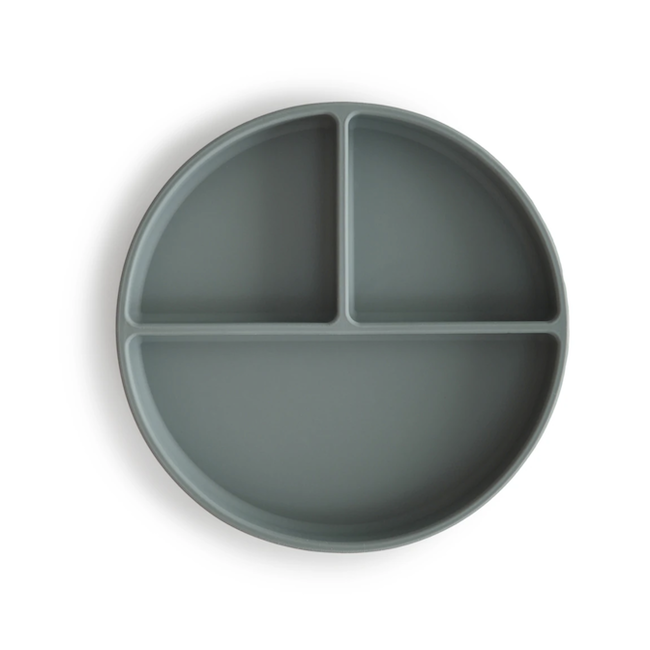 Silicone Suction Plate - Dried Thyme