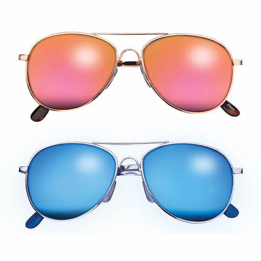 Austin Metal Aviator Sunglasses