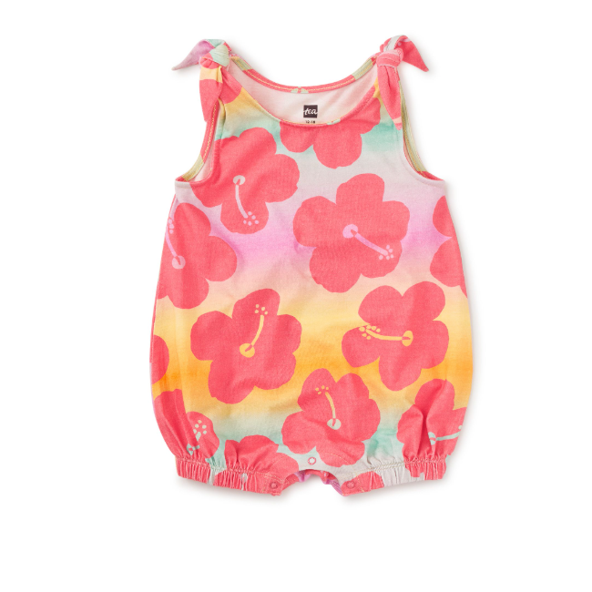 Tie Shoulder Baby Romper