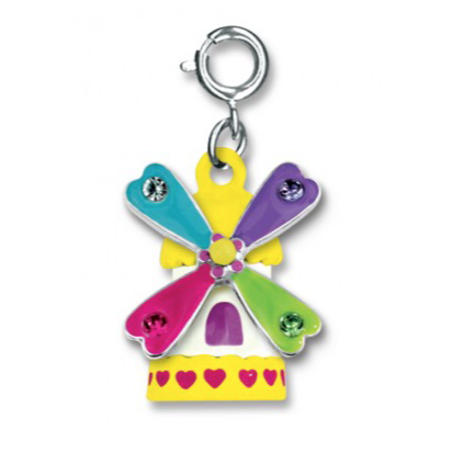 Rainbow Windmill Charm