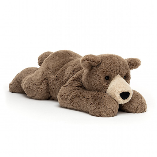 Woody Bear Lying Pose