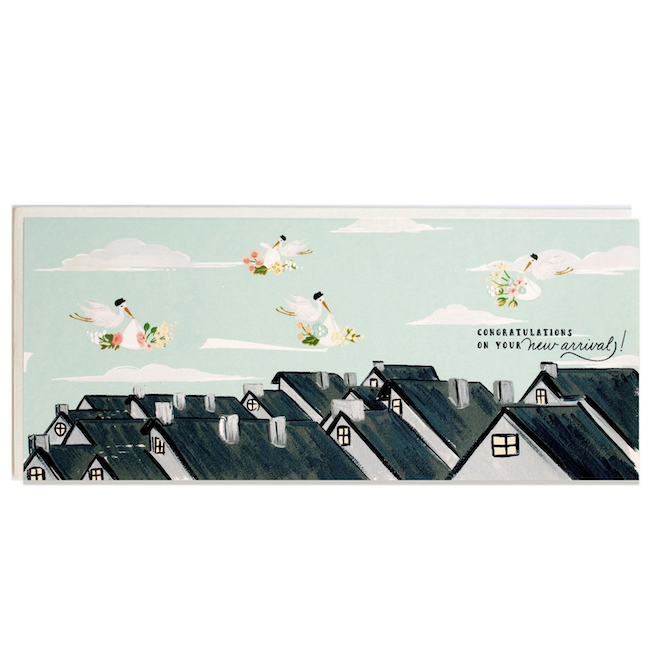 New Baby Arrival Special Delivery Greeting Card
