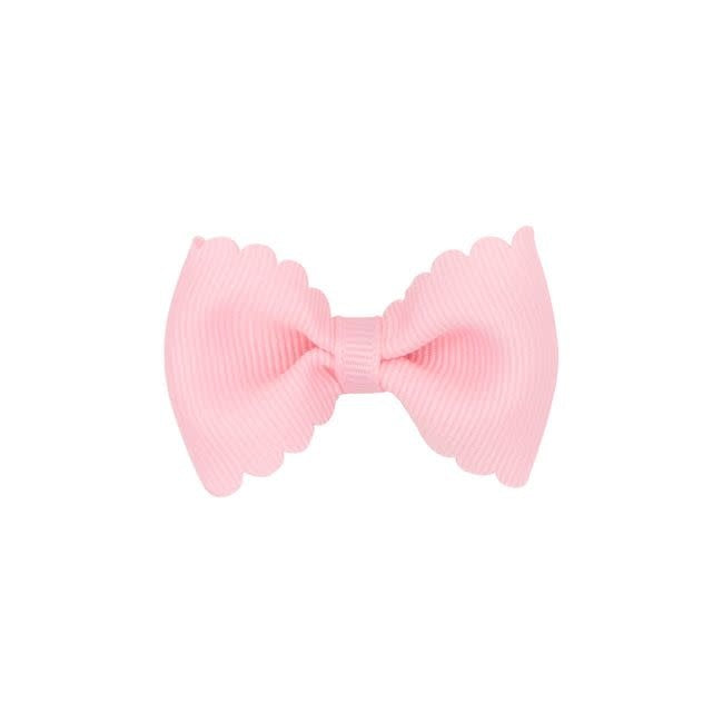 Tiny Scalloped Edge Grosgrain Bowtie