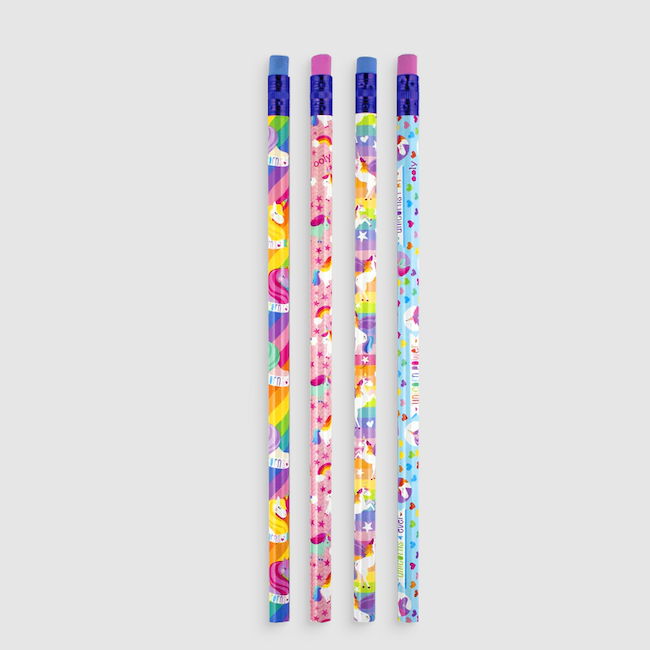 Unique Unicorns Graphite Pencils Set