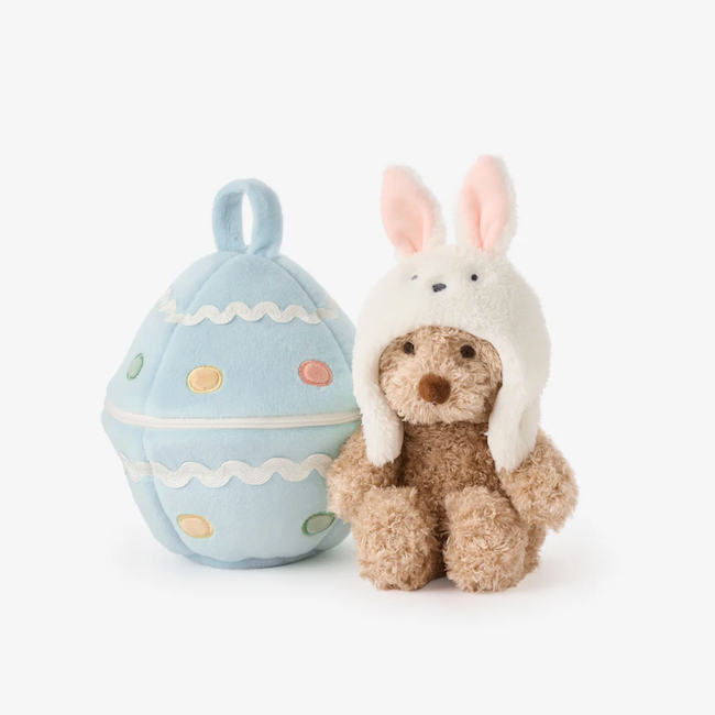 Easter Egg Bear with Bunny Hat
