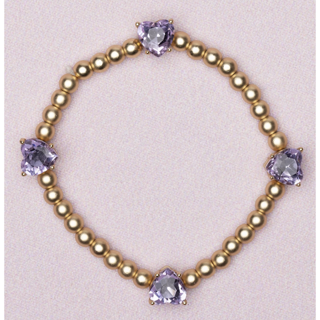 Boutique Chic Amethyst Love Bracelet