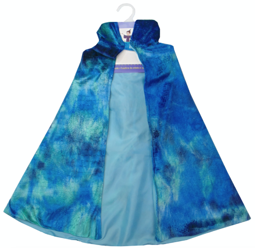 Pterodactyl Hooded Cape Blue