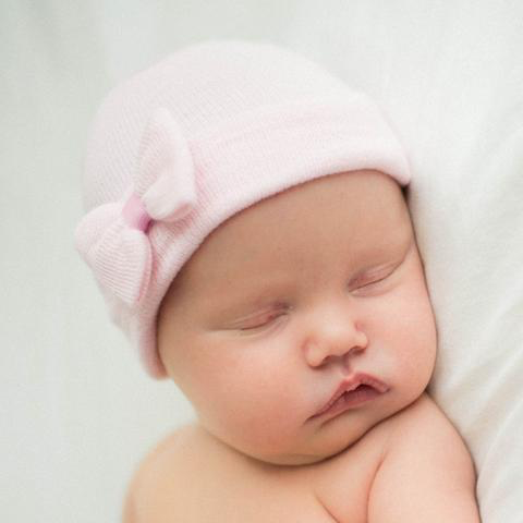 Pink Mini Bow Hat
