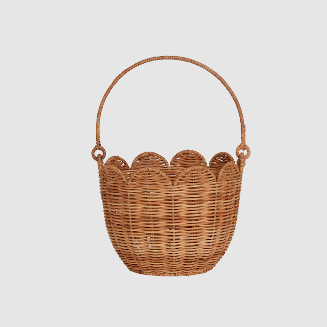 Rattan Tulip Carry Basket