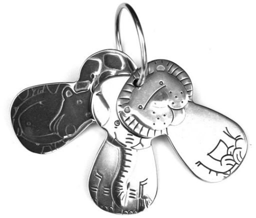 Kleynimals Food Grade Stainless Steel Toy Keys, Non Toxic
