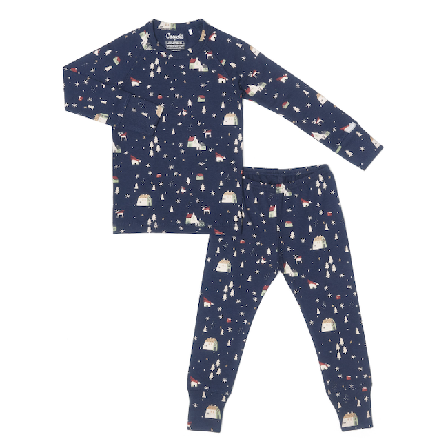 Long Sleeve Cotton-Modal Pajamas