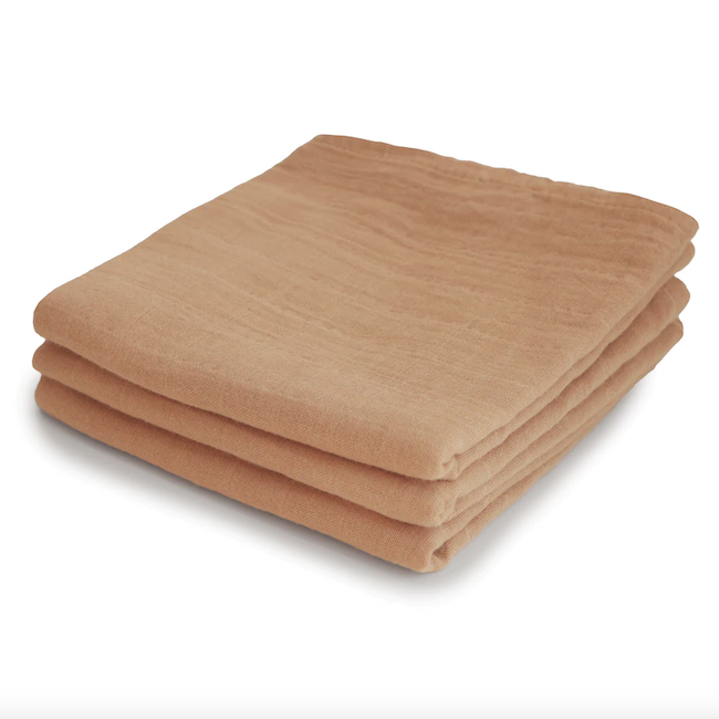 Organic Cotton Muslin Cloth - 3 Pack