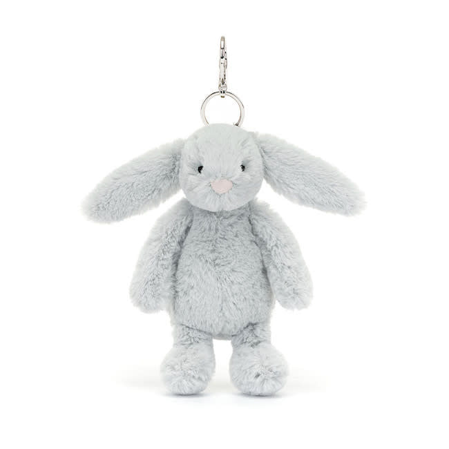 Bashful Silver Bunny  Bag Charm