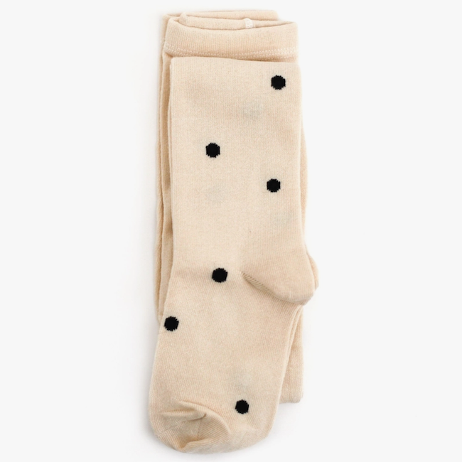 Vanilla Dot Knit Tights
