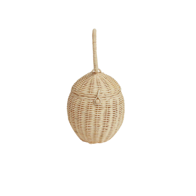Rattan Egg Basket