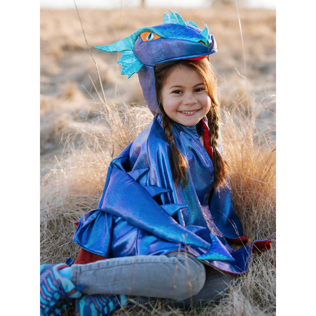 Azure The Metallic Dragon Cape