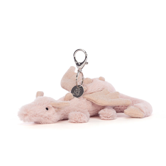 Rose Dragon Bag Charm