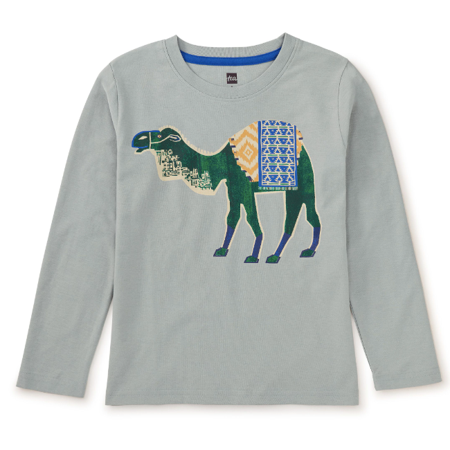 Camel Tapestry Graphic Tee