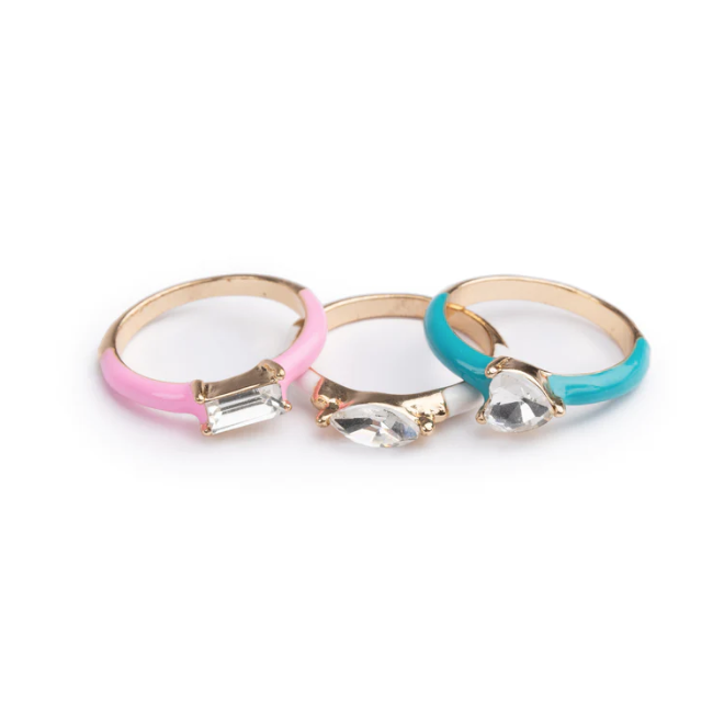 Boutique Chic Crystal Cool Rings