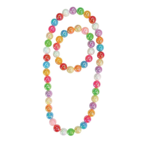 Color Me Rainbow Bracelet Necklace Set
