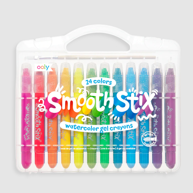 Smooth Stix Watercolor Gel Crayons - Set Of 24