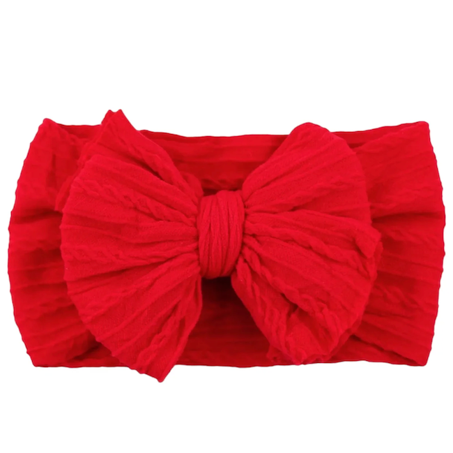 Cable Knit Knot Headband