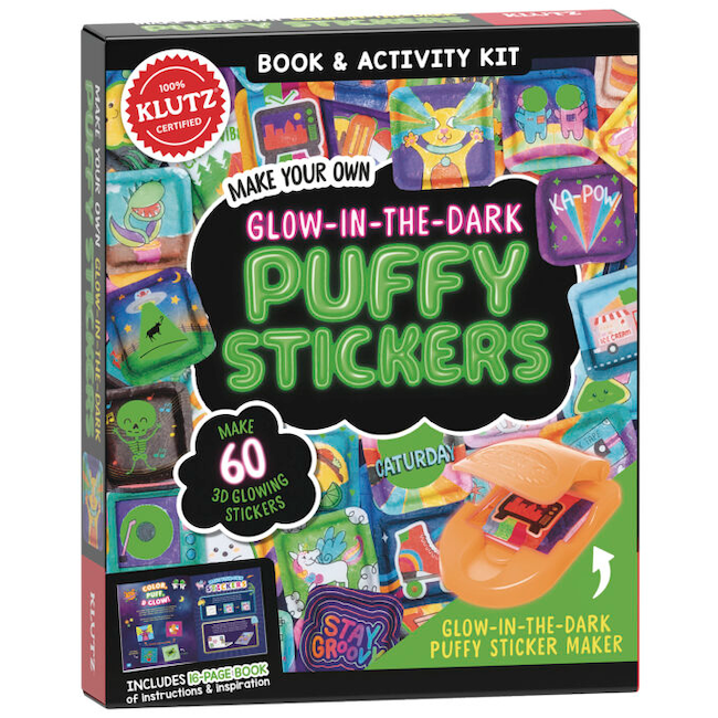 Make Your Own Glow-in-the-Dark Puffy Stickers