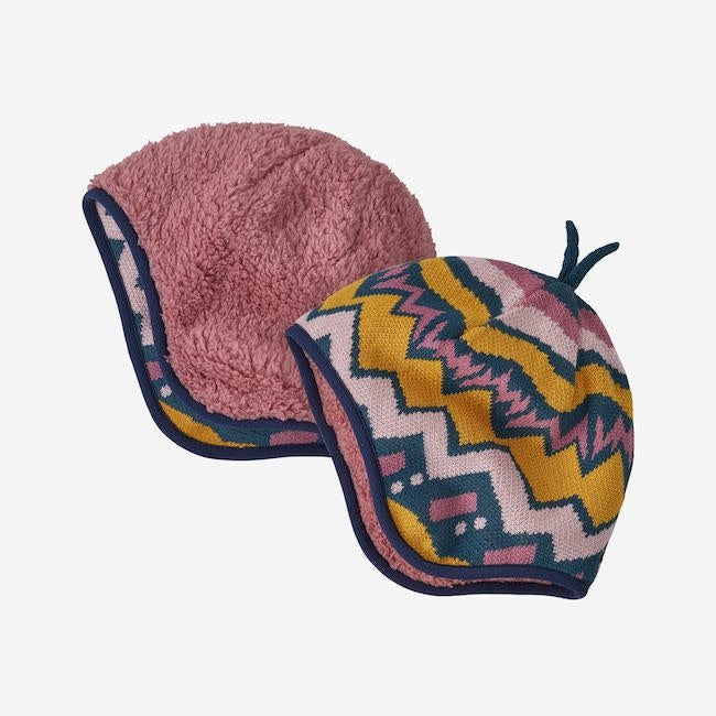 Baby Reversible Beanie Lofoten Geo Knit