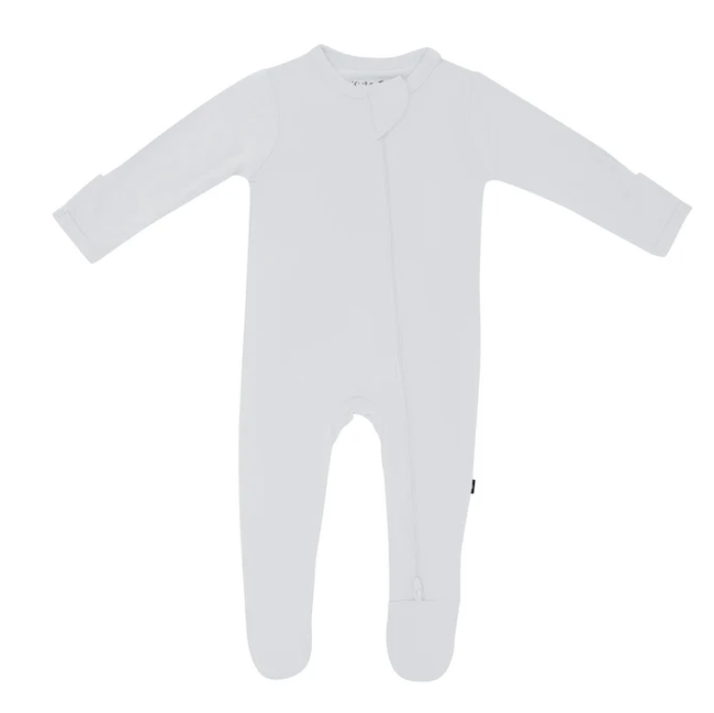 Zippered Footie in Storm