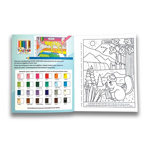 Color By Numbers Coloring Book - Wonderful World
