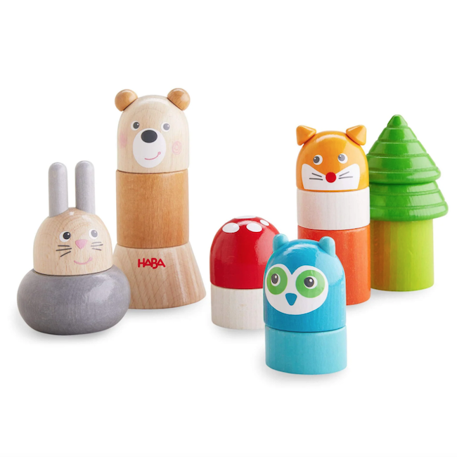 Forest Animals Wooden Stacking Toy