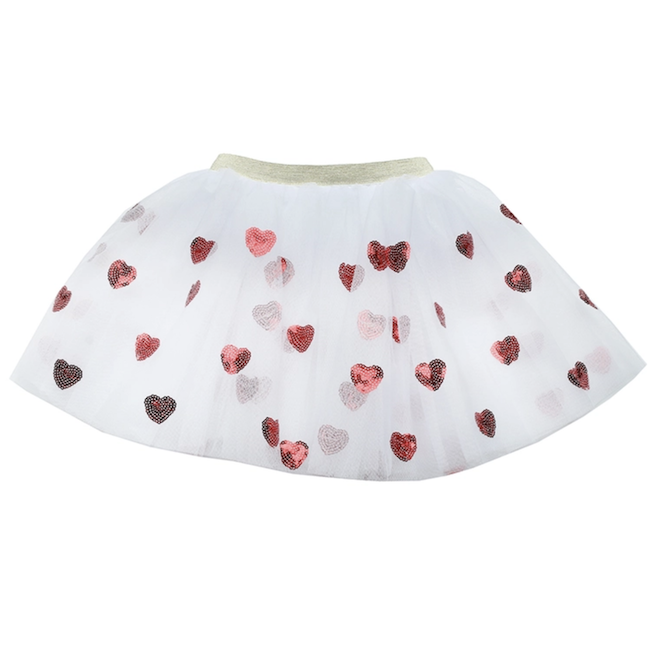 Red And White Heart Tutu