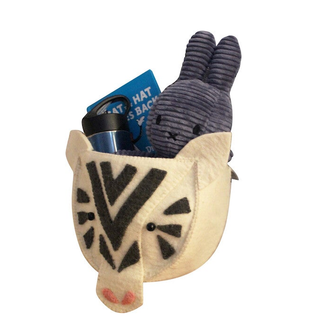 Zebra Bedtime Storage Pouch