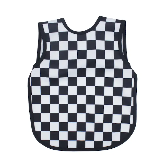 Black Checkerboard Bapron