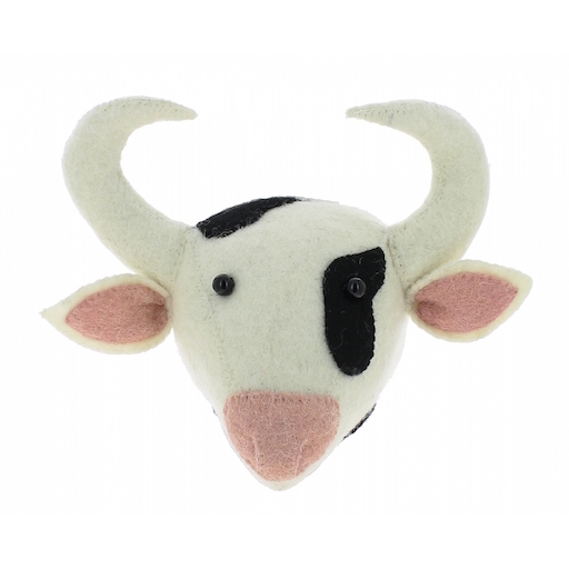 Mini Cow Head Wall Mount