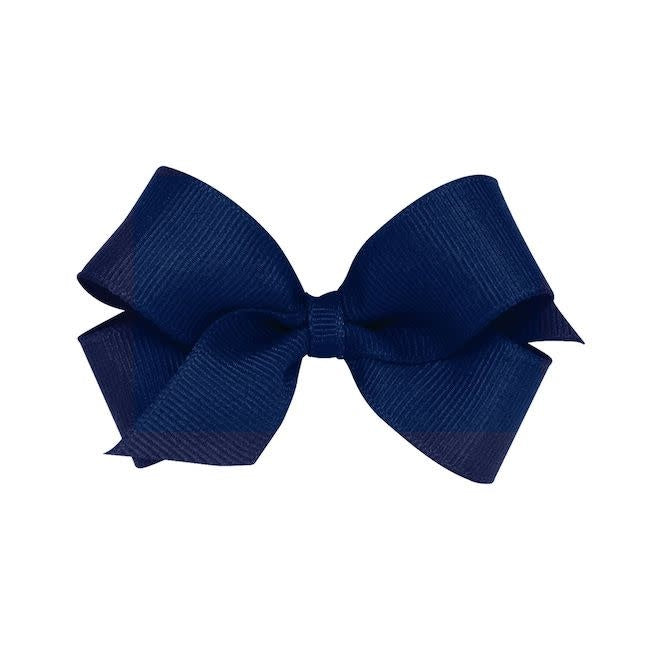 Small Solid Grosgrain Basic Bow - 3
