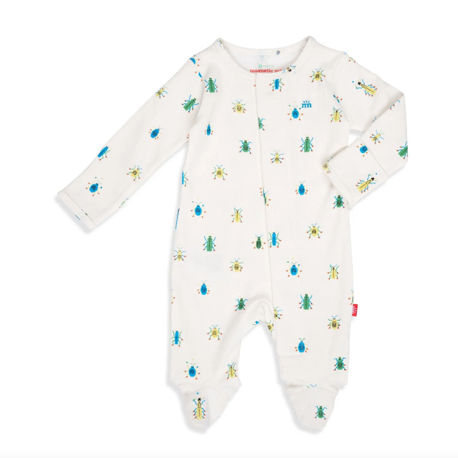 Just Wing It Organic Cotton Magnetic Footie